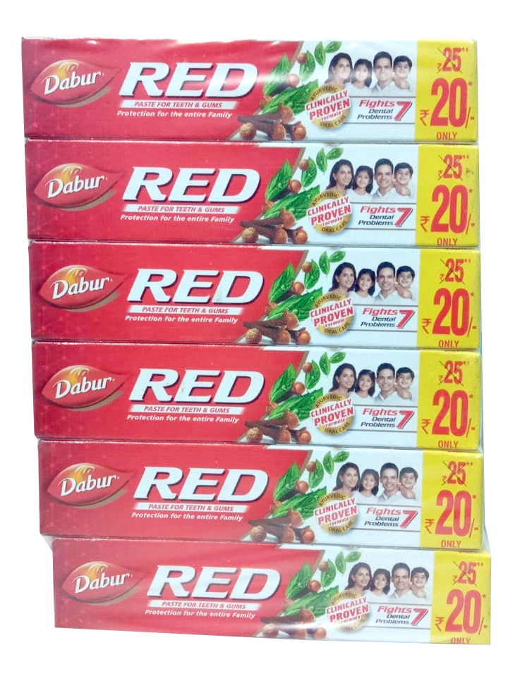 Dabur Red Paste, 40 g , Pack of 6 +1 Red Pest Free | Rs.20